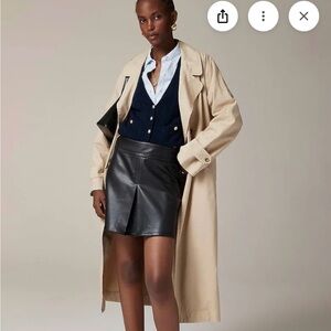 J. Crew Black Mini Skirt Size 2 NWT